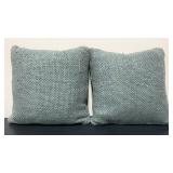 (2) LR Home Woven Throw Pillows