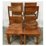 (4) LR Home Natural Dining Chairs