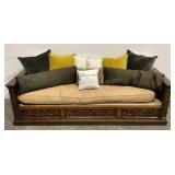 Carved Wooden Day Bed