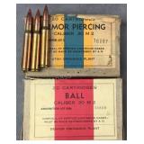 (40) Rnds Assorted Mil Surp 30-06 Ammo