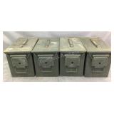 (4) M27 XLARGE Surplus Ammo Cans