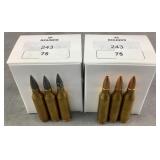 (40) Rnds Assorted Reloaded 243 WIN Ammo