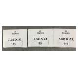 (60) Rnds Reloaded 7.62x51 Ammo