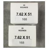 (40) Rnds Reloaded 7.62x51 Ammo
