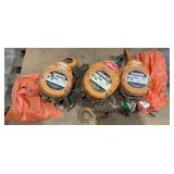 (3) 1-1/2-Ton Chain Hoists