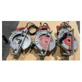 (3) Skilsaw 10-1/4" Worm Drive Saws
