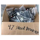 (Approx. 47) Steel Bristle Cleaning Brushes
