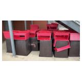 (17) Outdoor Trash Cans