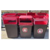 (7) Outdoor Trash Cans
