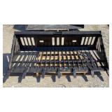 78' Rock Rake Bucket Skid Steer Attachme USA Made