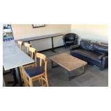 Sofa, Chairs, Bar Tables & Coffee Table