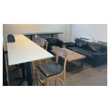 Sofa, Chairs, Bar Tables & Coffee Table