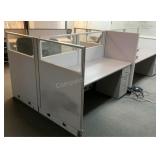 4 Section Cubicles