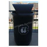 Outdoor Metal Trash Can