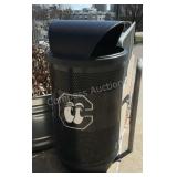 Outdoor Metal Trash Can