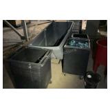1cu yd Hopper & Rolling Coolers