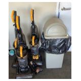 Vacuums & Trash Can