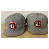 (17) Player Worn Lookouts Hats w/ Names