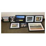 (8) Framed Lookouts Memorabilia