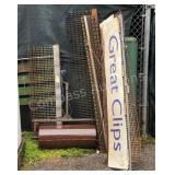 30" Roller and Assorted Drag Mats