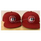 (10) Player Worn Lookouts Hats w/o Names