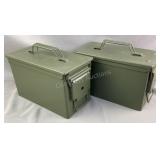 (2) 50 Cal Ammo Cans