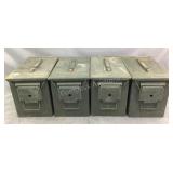 (4) M27 XLARGE Surplus Ammo Cans