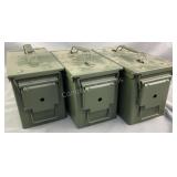 (3) 50 Cal Ammo Cans
