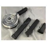 Assorted Glock Magazines & Drum 40 S&W