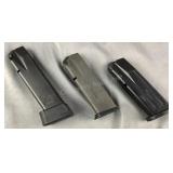(3) Assorted Sig Sauer Magazines 9mm