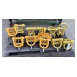 (12) General Clamp 3" to 7-1/2" 3 Ton Beam Clamps