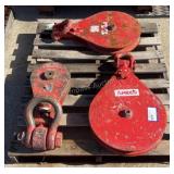 (3) Assorted Snatch Blocks
