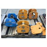 (5) 5 Ton Beam Trollies