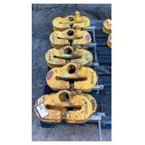 (7) General Clamps 6"-8" 3 Ton Beam Clamps USC3A