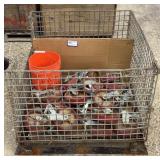 Basket of Assorted Pipe Stand Casters