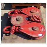 (3) McKissick 22 Ton Snatch Blocks