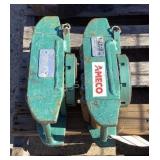 (2) Hilman 15 Ton Machinery Movers