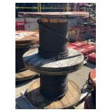(2) 1" Spools of Braided Steel Cable