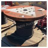 1" Spool of Braided Steel Cable