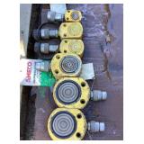(6) Enerpac Assorted Hydraulic Pancake Rams