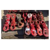 Assorted Snatch Blocks and Parts