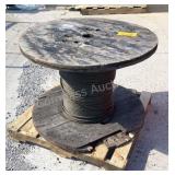 Spool of 1/2" Braided Steel Cable