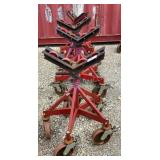 (4) B&B Rolling Pipe Rollers