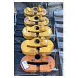 (7) General Clamps 6"-8" 3 Ton Beam Clamps USC3A