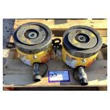 (2) Enerpac 100 Ton Hydraulic Rams CLP1002