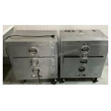 (2) Toastmaster 3 Drawer Electric Hot Food Warmers