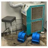 AC Unit, Floor Fans & Stool