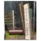 30" Roller and Assorted Drag Mats