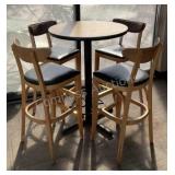 High Top Dining Table & Stools