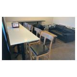 Sofa, Chairs, Bar Tables & Coffee Table